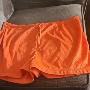 Carolina Blues Bright Orange Mesh Shorts